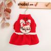 Đàm xòe Noel hình thỏ trắng