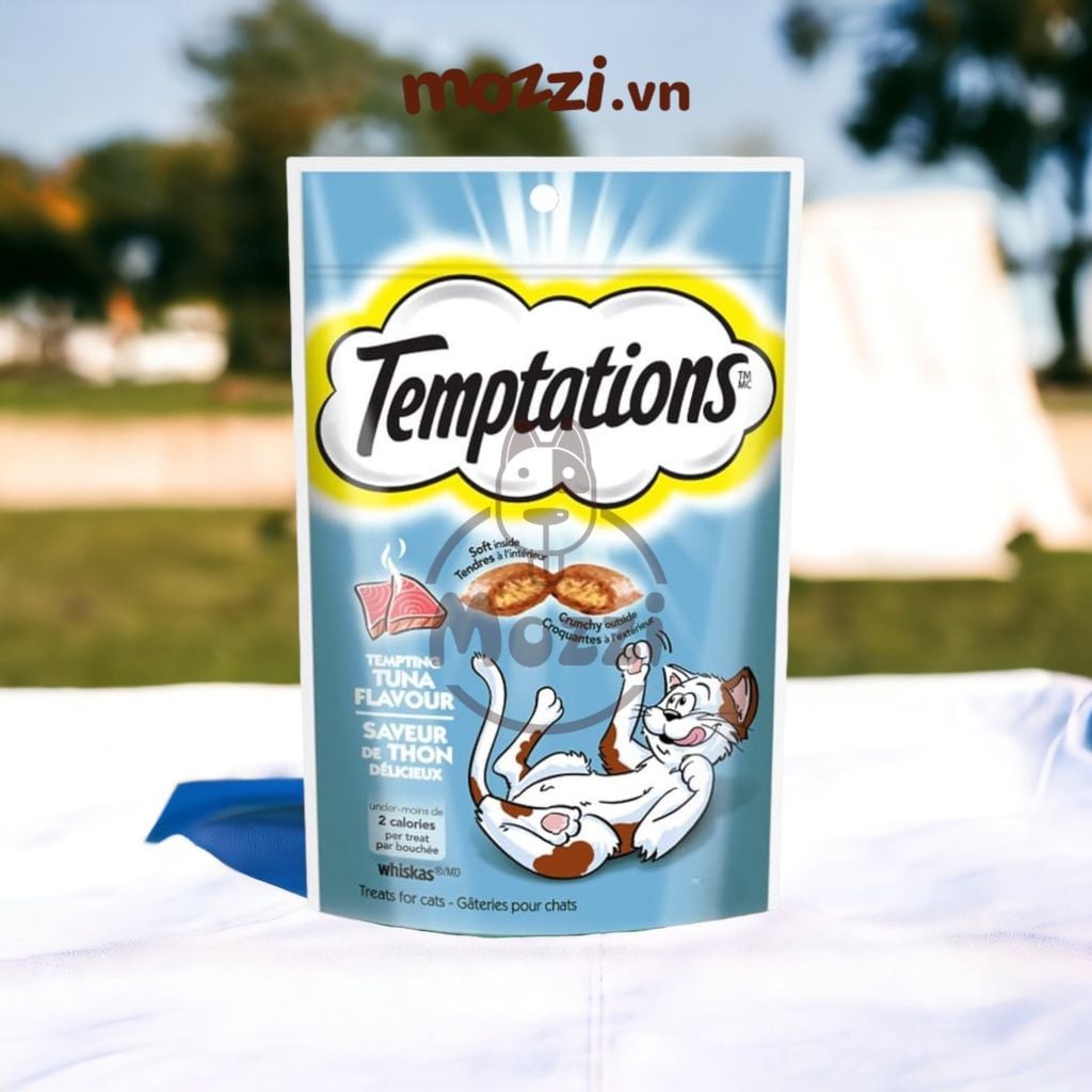 Snack cho mèo Bánh thưởng Temptations gói 30gr