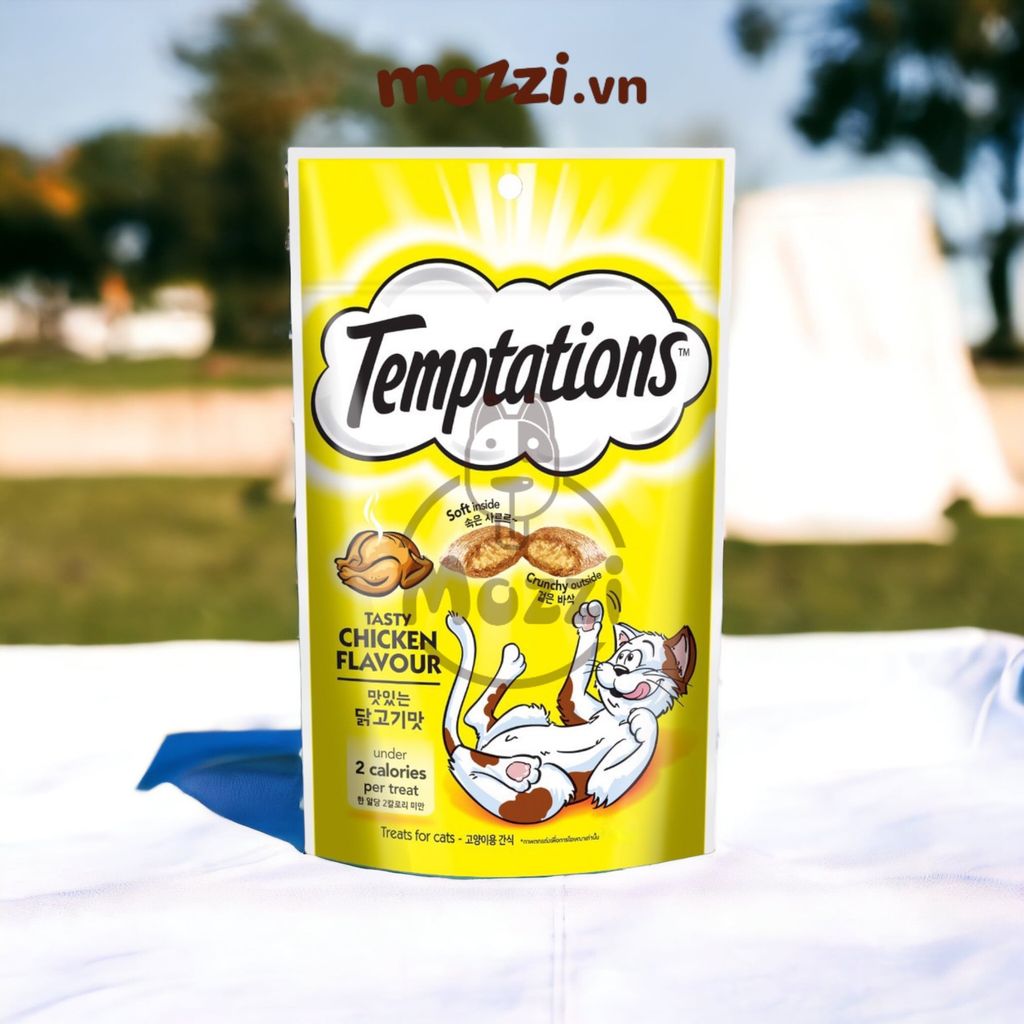Snack cho mèo Bánh thưởng Temptations gói 30gr