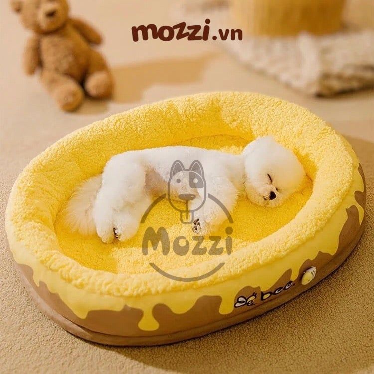 Nệm Thảm cho chó mèo bông mềm Bee and Milk tháo rời siêu lớn