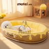 Nệm Thảm cho chó mèo bông mềm Bee and Milk tháo rời siêu lớn