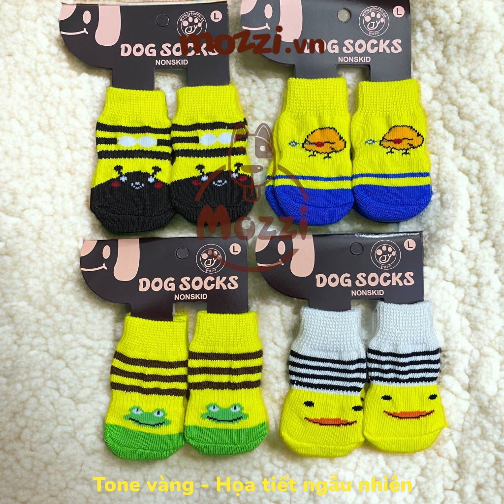 Tất vớ thú cưng không trơn trượt cho chó mèo