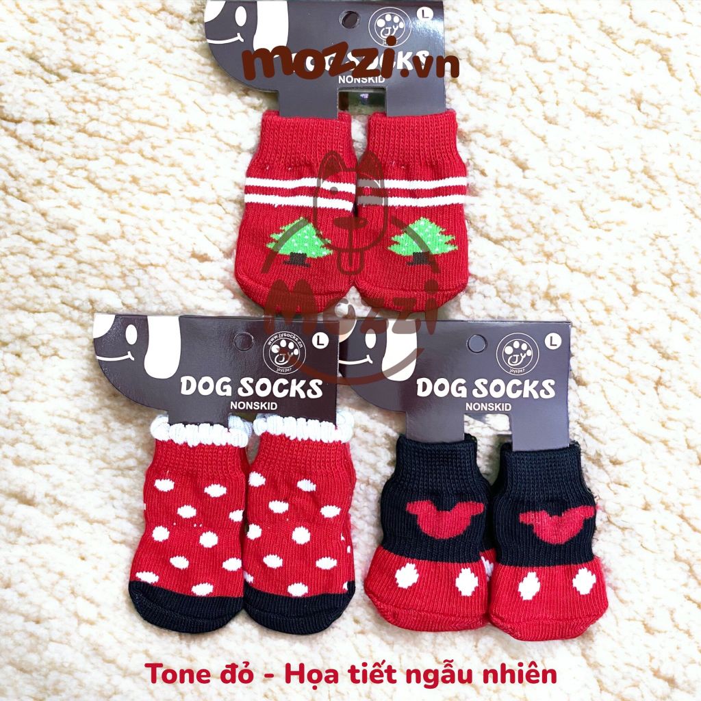 Tất vớ thú cưng không trơn trượt cho chó mèo