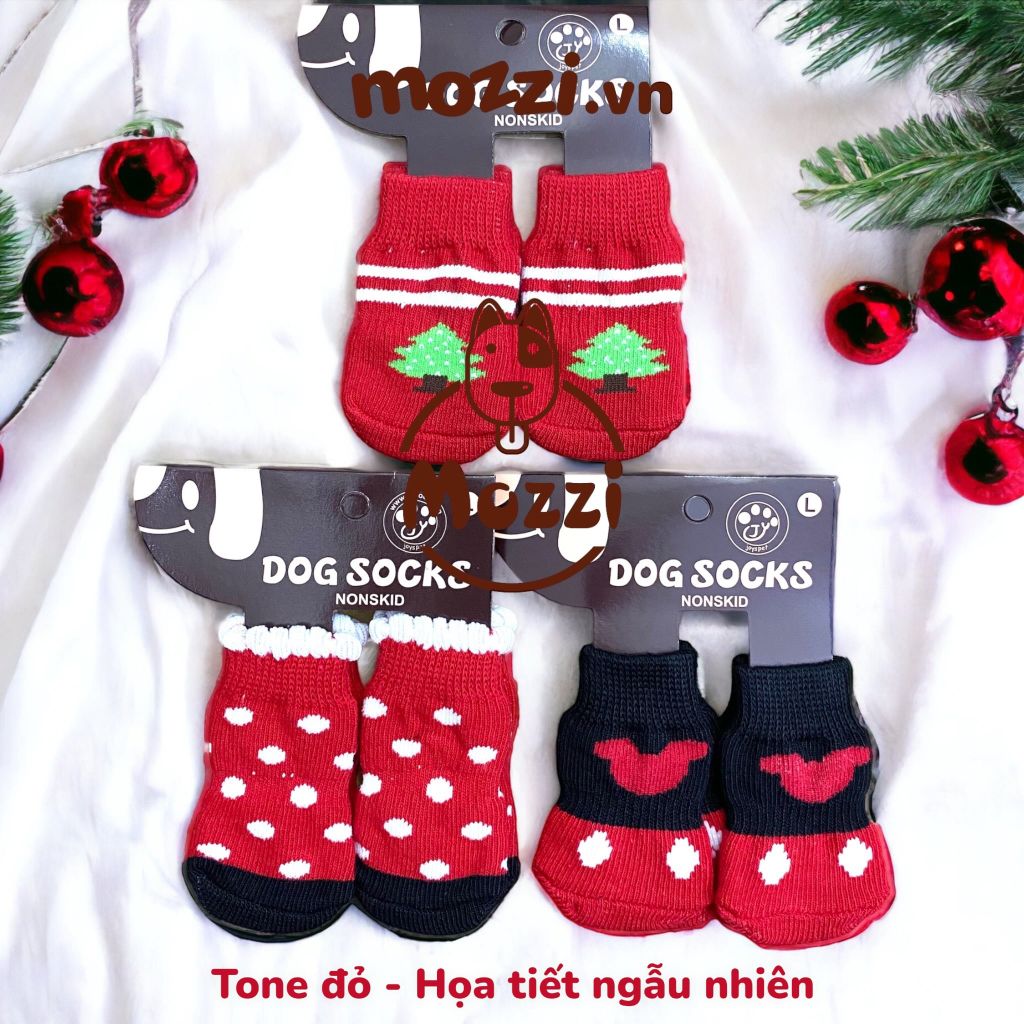 Tất vớ thú cưng không trơn trượt cho chó mèo