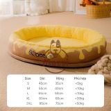  Nệm Thảm cho chó mèo bông mềm Bee and Milk tháo rời siêu lớn 
