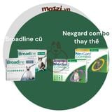  Nexgard Combo (Broadline) Nhỏ gáy tẩy giun và trị ve rận bọ chét cho mèo 