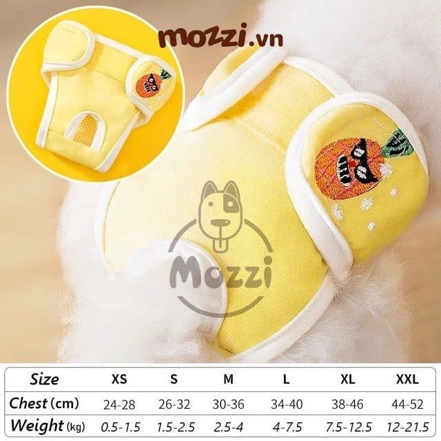 Tã bỉm quần vải dán Hipidog cho chó Cái