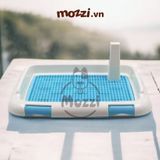  Khay vệ sinh cho chó Hipi có sẵn trụ, tường lẻ 