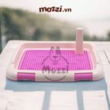  Khay vệ sinh cho chó Hipi có sẵn trụ, tường lẻ 