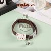 Vòng cổ cotton Gấu trắng nổi