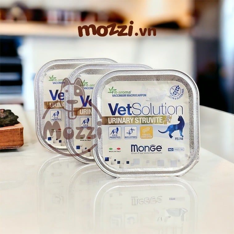 Pate cho mèo Monge Vetsolution Urinary Struvite Ngừa sỏi tiết niệu