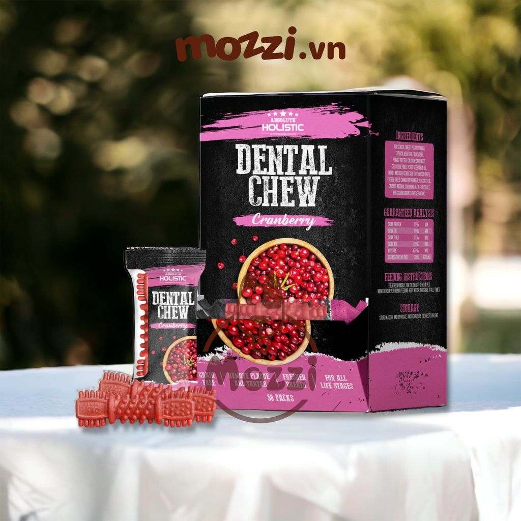 Snack cho chó Gặm sạch răng Dental Chew Absolute thanh 25gr