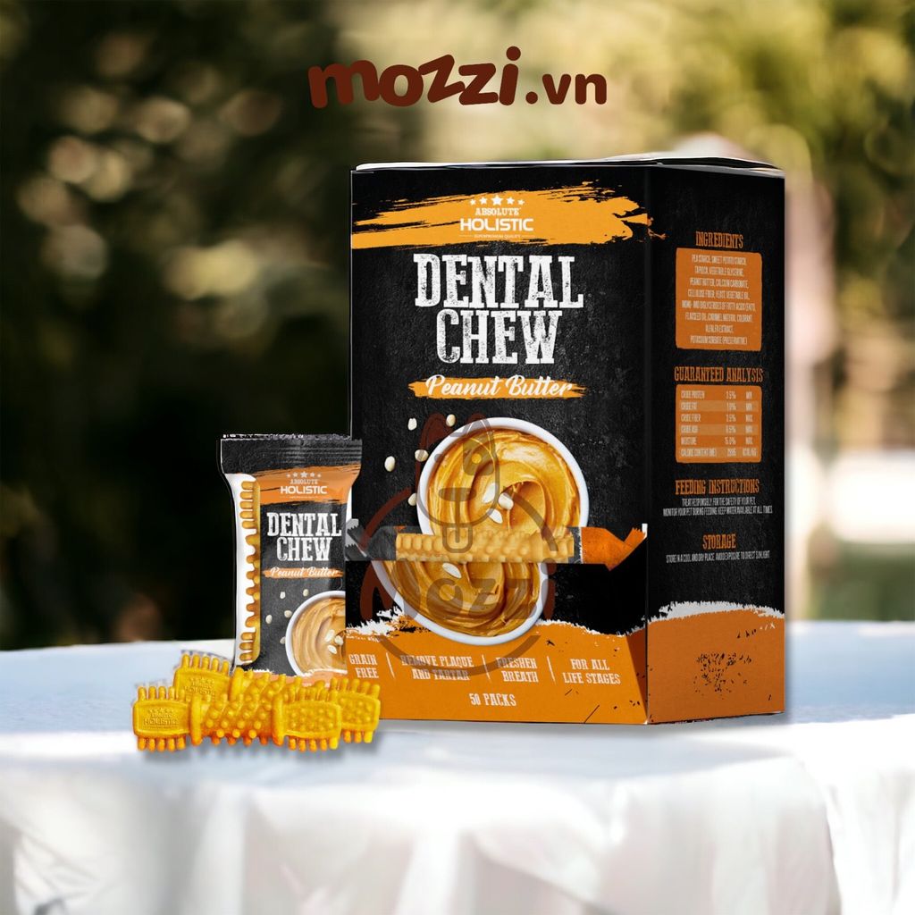 Snack cho chó Gặm sạch răng Dental Chew Absolute thanh 25gr