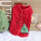  Áo Minisize Cardigan len thêu nổi có nút bấm 