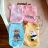 Áo Cổ lọ Tay bèo in hình Petstyle