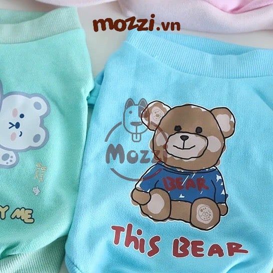 Áo Cổ lọ Tay bèo in hình Petstyle