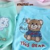 Áo Cổ lọ Tay bèo in hình Petstyle
