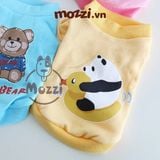  Áo Cổ lọ Tay bèo in hình Petstyle 