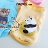 Áo Cổ lọ Tay bèo in hình Petstyle