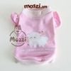 Áo Cổ lọ Tay bèo in hình Petstyle
