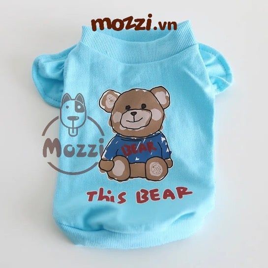 Áo Cổ lọ Tay bèo in hình Petstyle