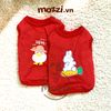 Áo Minisize cổ tay thun in hình Thỏ Vịt