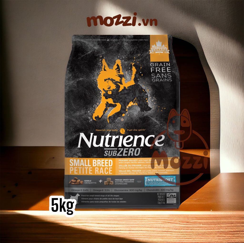Thức ăn hạt Nutrience Subzero vị gà tây cá biển và rau củ cho chó mèo [0.5kg - 1.8kg - 5kg]