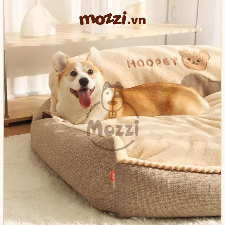 Nệm Thảm cho chó mèo Hoopet Bông mềm gối đầu cao