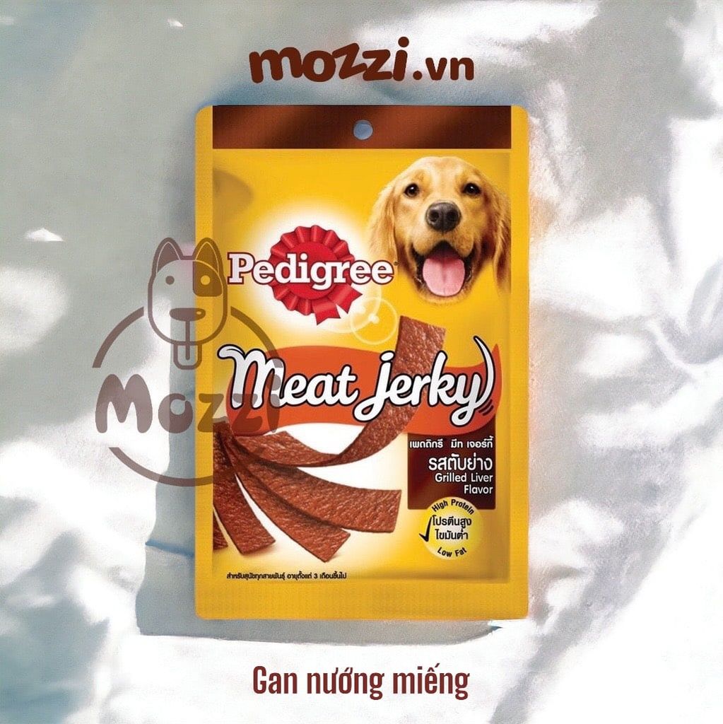 Snack cho chó Thịt xông khói Meat Jerky Schmackos Pedigree