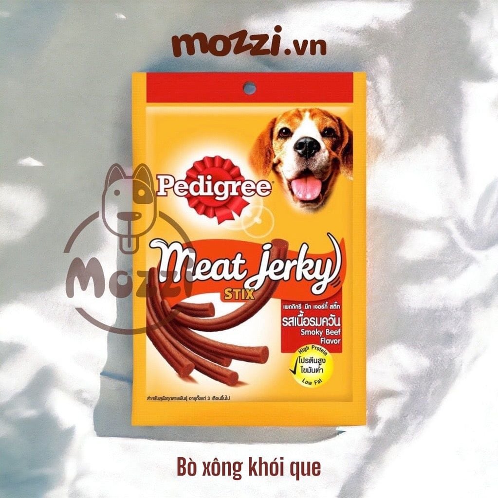 Snack cho chó Thịt xông khói Meat Jerky Schmackos Pedigree