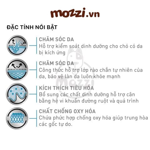  Thức ăn hạt Royal Canin Skin Care cho chó Viêm da rụng lông [2kg] 