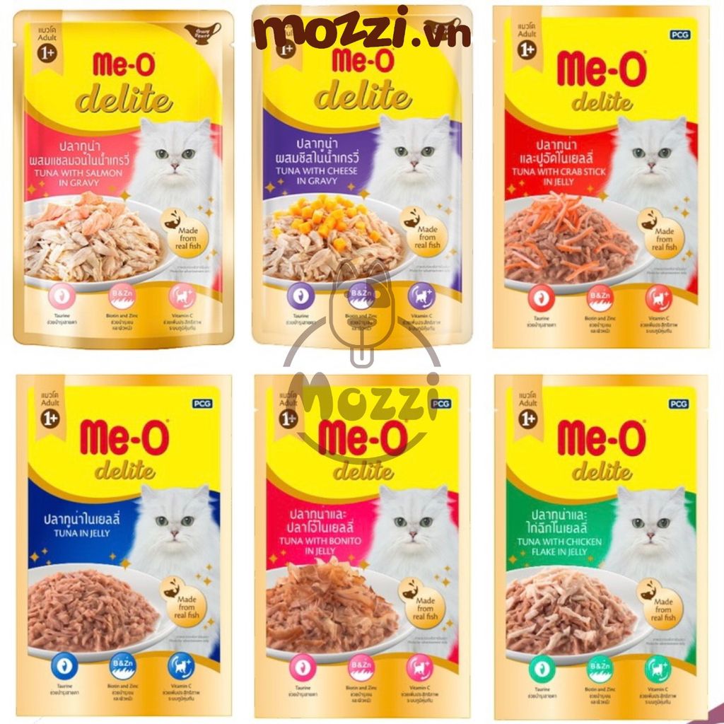 Pate cho mèo Me-o Delite Gói 70gr