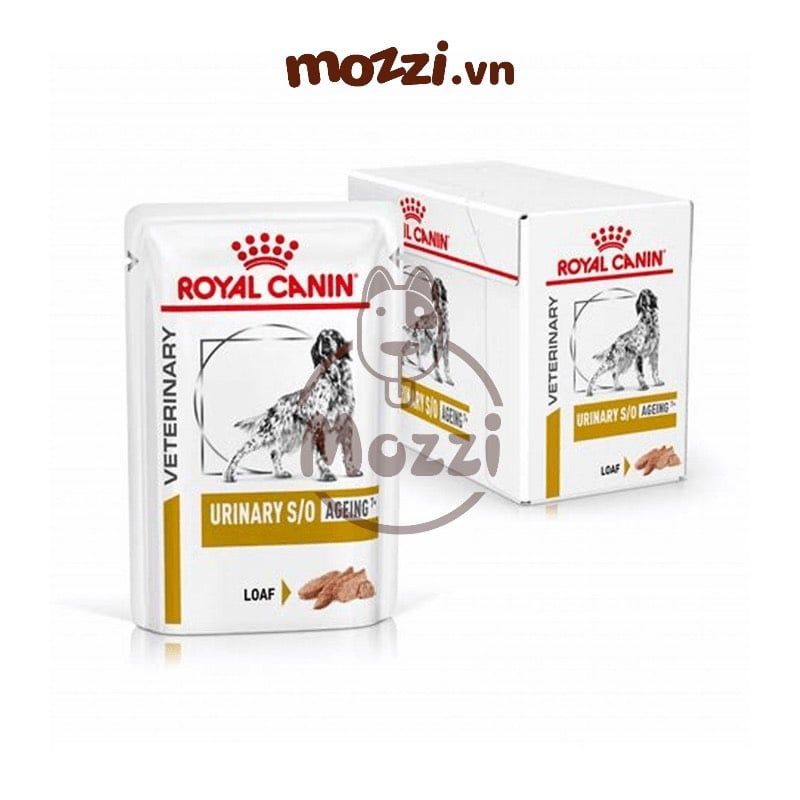 Pate cho chó mèo bệnh thận Urinary S/O Royal Canin gói 85gr