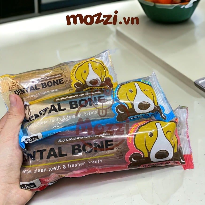 Snack cho chó Xương gặm sạch răng Dental Bone Pet2Go Thái Lan