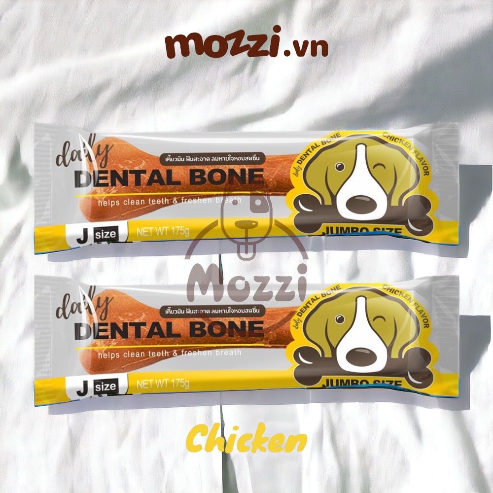 Snack cho chó Xương gặm sạch răng Dental Bone Pet2Go Thái Lan
