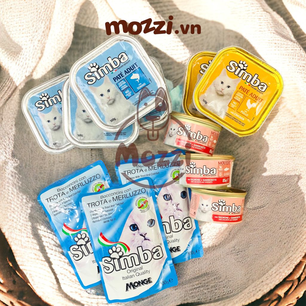 Pate cho mèo Simba 100gr