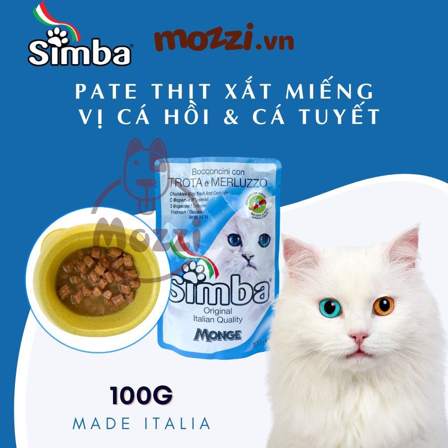 Pate cho mèo Simba 100gr