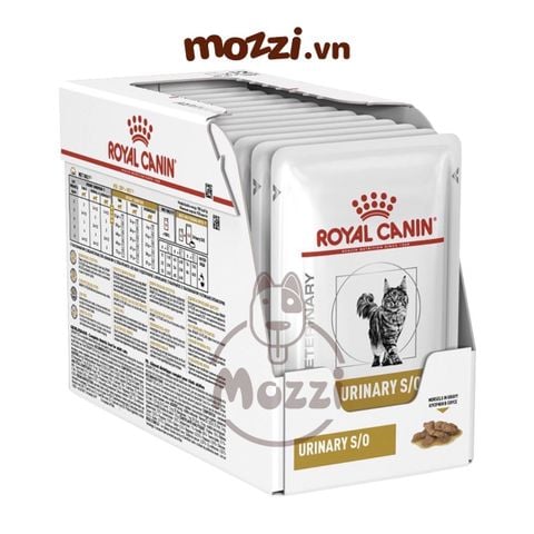  Pate cho chó mèo bệnh thận Urinary S/O Royal Canin gói 85gr 