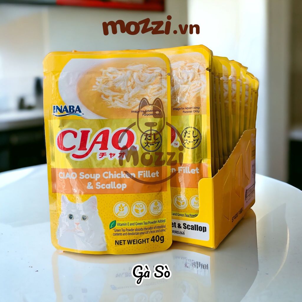 Pate cho mèo Ciao Gói 40gr