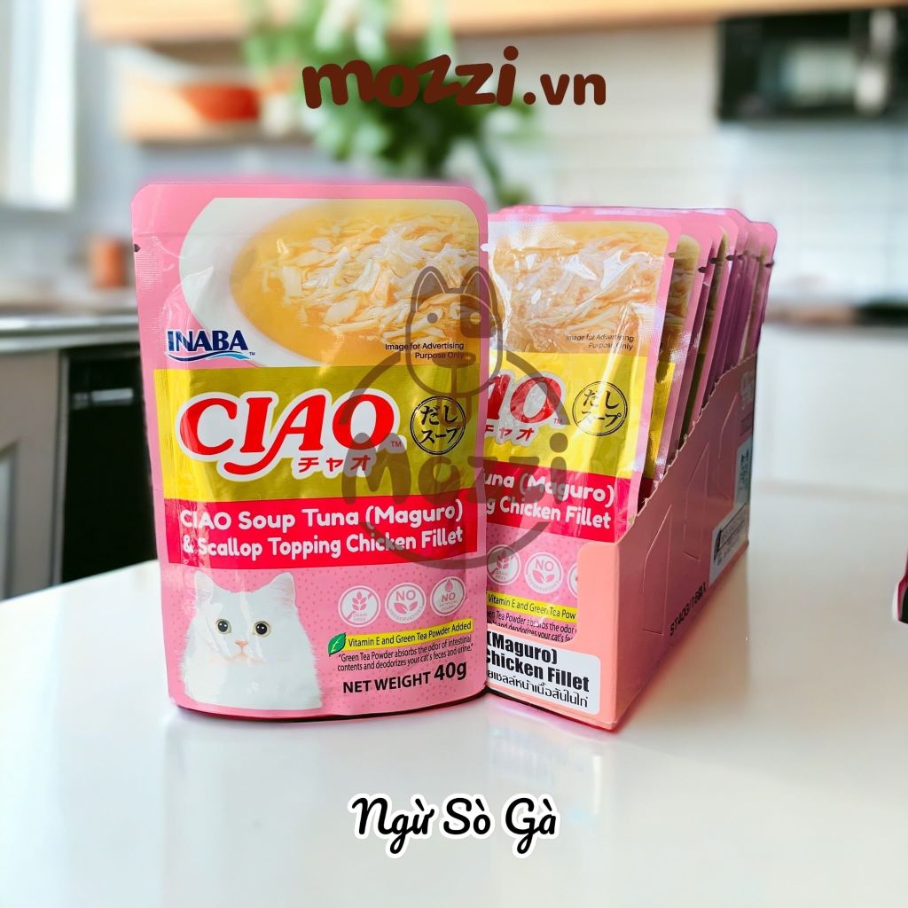 Pate cho mèo Ciao Gói 40gr