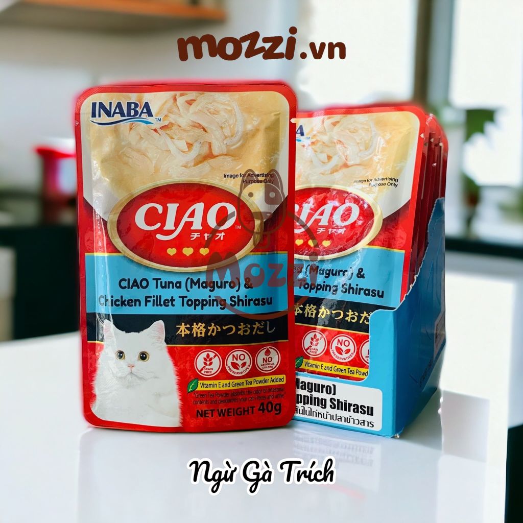 Pate cho mèo Ciao Gói 40gr