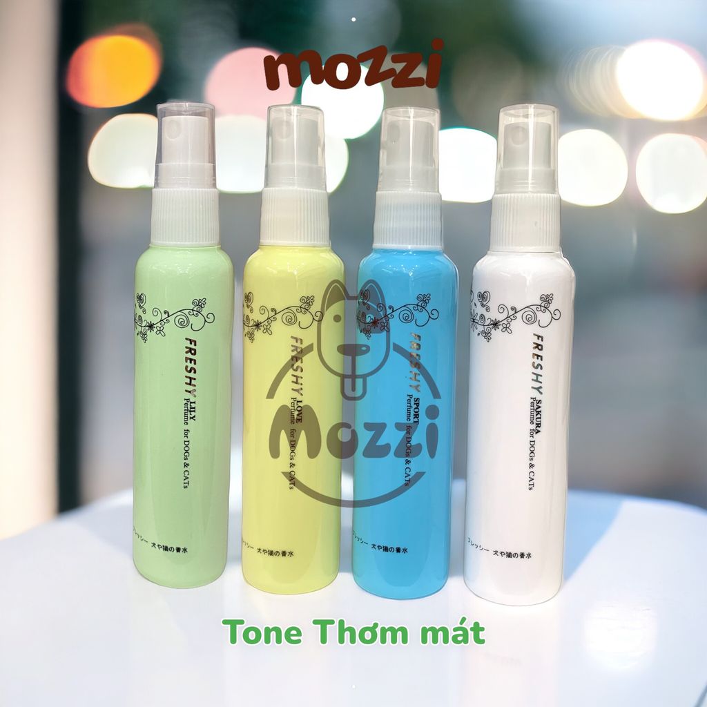 Nước hoa Freshy thơm lâu cho chó mèo chai 60ml