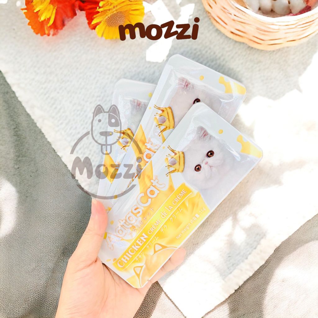 Súp thưởng Aatas Cat 16gr date tháng 5/2024 cho mèo