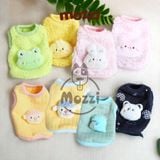  Áo VẢI mini size thú nổi Petstyle cho chó mèo nhỏ 