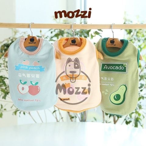 Áo ba lỗ cotton trái cây Petstyle