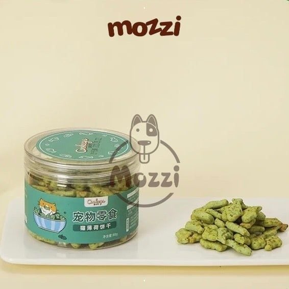 Snack cho mèo Bánh quy cá Catnip cỏ mèo QC