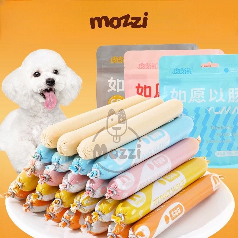 Snack cho chó mèo Xúc Xích Taotaopet Gói 450gr
