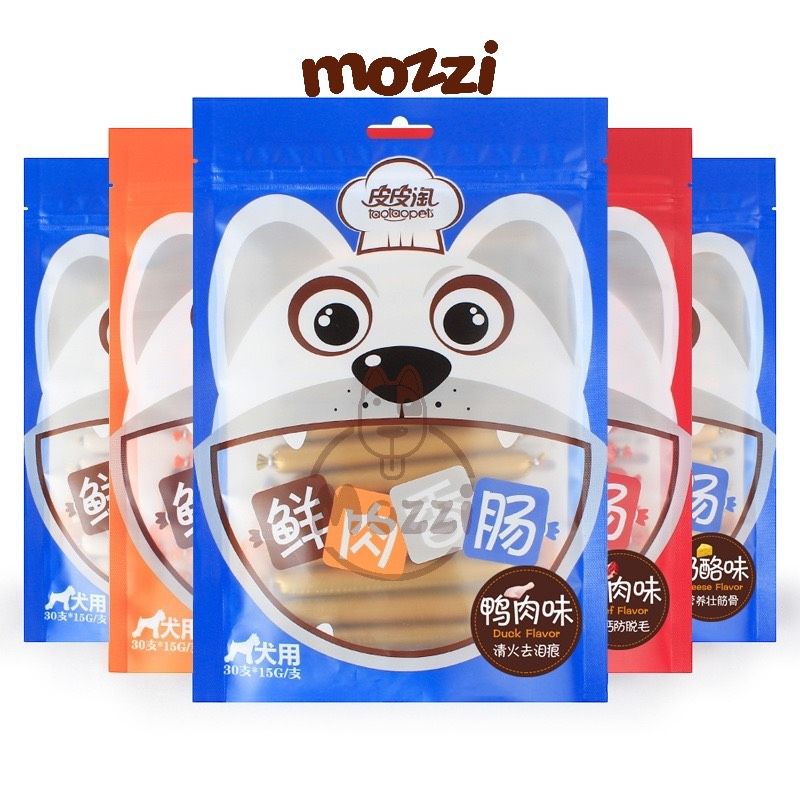 Snack cho chó mèo Xúc Xích Taotaopet Gói 450gr