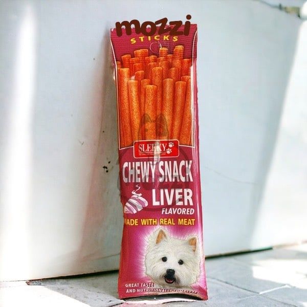 Snack cho chó Que mềm Chewy Sleeky gói 50g Thái Lan