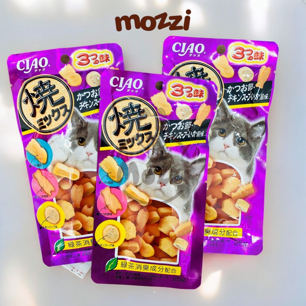 Snack cho mèo Viên mềm Inaba Ciao gói 25gr Thái Lan